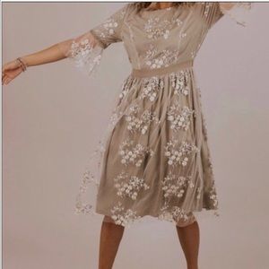Roolee NWT Milana Floral Embroidered dress